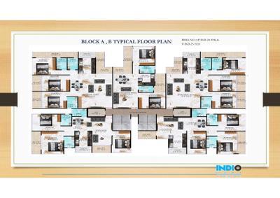 Image of 1000 Sq.ft 2 BHK Apartment / Flat for sale in Shivalika The Address 2 Phase 2, Nipania, Indore for Rs. 7400000