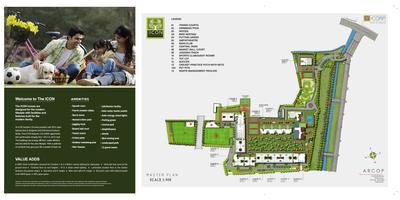 Image of 1500 Sq.ft 3 BHK Apartment / Flat for sale in G Corp The Icon North Towers G And H, Thanisandra, Bengaluru for Rs. 20100000