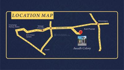Image of 990 Sq.ft Residential Plot / Land for sale in Kings Awadh Colony, Kalli Poorab, Lucknow for Rs. 1600000
