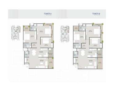 Image of 1200 Sq.ft 4 BHK Apartment / Flat for sale in Aavkar Skylon, Saiyed Vasna, Vadodara for Rs. 5900000
