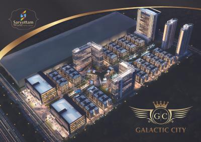 Image of 725 Sq.ft 1 BHK Studio for sale in Sarvottam Galctic City, Noida Extension, Greater Noida for Rs. 4695000