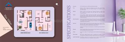 Image of 1140 Sq.ft 3 BHK Villa for sale in Sanroyal Clair City, Uliyazhathura, Thiruvananthapuram for Rs. 7000000