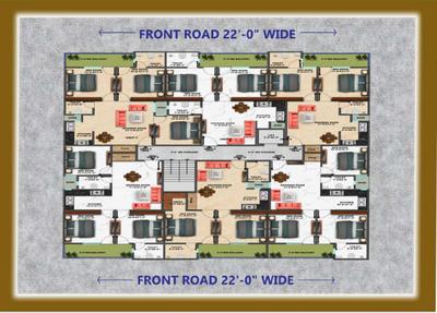 Image of 1300 Sq.ft 3 BHK Apartment / Flat for sale in Royal Krishna Elite, Noida Extension, Greater Noida for Rs. 5485000