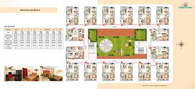 Image of 905 Sq.ft 2 BHK Apartment / Flat for sale in Modi Serene Park, Ghatkesar, Secunderabad for Rs. 4321375