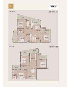 Image of 1200 Sq.ft 3 BHK Apartment / Flat for sale in Wal Serenia 92, Sector 92, Gurgaon for Rs. 15662500