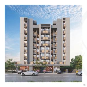 Image of 561 Sq.ft 2 BHK Apartment / Flat for sale in Madhuvan Amrut Elegance, Chandlodia, Ahmedabad for Rs. 5400000
