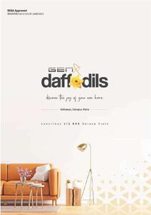 Image of 1225 Sq.ft 3 BHK Apartment / Flat for sale in Genxeco Gen X Daffodils, Danapur, Patna for Rs. 7920000