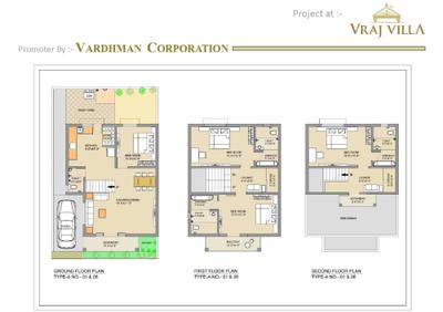 Image of 2250 Sq.ft 4 BHK Villa for sale in Vardhman Vraj Villa, Raysan, Gandhinagar for Rs. 28000000
