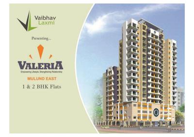 Image of 945 Sq.ft 2 BHK Apartment / Flat for sale in Nirman Valeria, Mulund East, Mumbai for Rs. 14400000