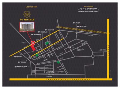 Image of 726 Sq.ft 2 BHK Apartment / Flat for sale in Sai Shankar, Ghatkopar East, Mumbai for Rs. 25400000