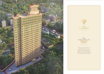 Image of 650 Sq.ft 1 BHK Apartment / Flat for sale in Raj Legacy, Mira Road East, Mira Bhayandar for Rs. 7540000