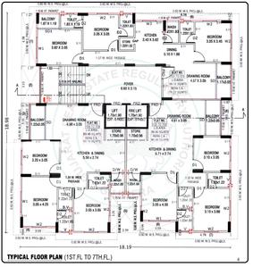 Image of 675 Sq.ft 2 BHK Apartment / Flat for sale in Patel New Pragna Flats, Vasna, Ahmedabad for Rs. 4499999