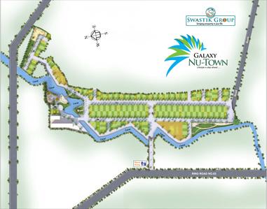 Image of 1100 Sq.ft Residential Plot / Land for sale in Swastik Galaxy Nu Town Tulsi, Tulsi -2, Raipur for Rs. 2299000