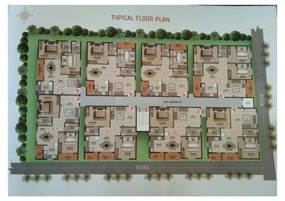 Image of 1311 Sq.ft 3 BHK Apartment / Flat for sale in Sri Balaji Elite, Hennur, Bengaluru for Rs. 12000000