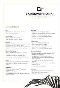 Image of 900 Sq.ft 2 BHK Apartment / Flat for sale in Gokhale Saraswati Park, Kothrud, Pune for Rs. 13900000