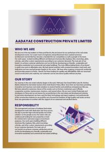 Aadayae Saraswati Abode Brochure 2