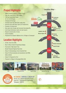 Image of 135 Sq.ft Residential Plot / Land for sale in Iconic RRR County, Shadnagar, Ranga Reddy for Rs. 2750000