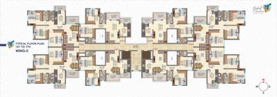 Image of 1350 Sq.ft 3 BHK Apartment / Flat for sale in Pankaj Gokul Enclave Wing C Wing D, Zingabai Takli, Nagpur for Rs. 6200000