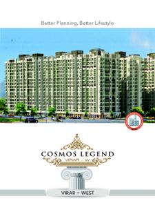 Image of 610 Sq.ft 1 BHK Apartment / Flat for sale in Cosmos Legend, Virar West, Virar for Rs. 3000000