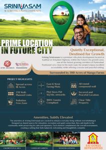 Image of 250 Sq.ft Residential Plot / Land for sale in Srinivasam, Kadthal, Hyderabad for Rs. 4500000