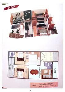 Image of 648 Sq.ft 3 BHK Duplex for sale in Shri Tulsi Meera Homes, Pathauli Village, Agra for Rs. 3900000