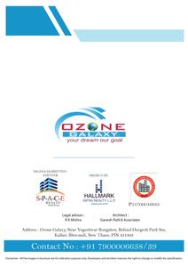 Image of 550 Sq.ft 1 BHK Apartment / Flat for sale in Hallmark Ozone Galaxy Building A And B, Bhiwandi, Thane for Rs. 2500000