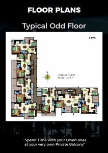 Image of 1300 Sq.ft 2 BHK Apartment / Flat for sale in Adonai Glory, Hennur, Bengaluru for Rs. 8000000