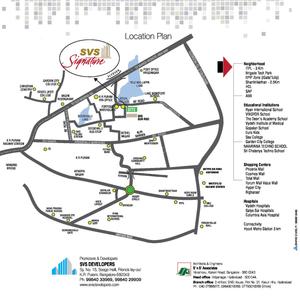 Image of 1104 Sq.ft 2 BHK Apartment / Flat for sale in SVS Signature by SVS Developers, K R Puram, Bengaluru for Rs. 10500000