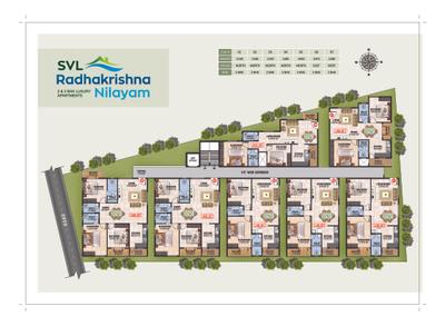 Image of 1100 Sq.ft 2 BHK Apartment / Flat for sale in SVL Radhakrishna Nilayam, Medahalli, Bengaluru for Rs. 5659500