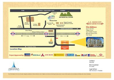 Image of 450 Sq.ft 1 BHK Apartment / Flat for sale in Ashiana LA Arihant Harmony, Bhansoli, Thane for Rs. 1550000