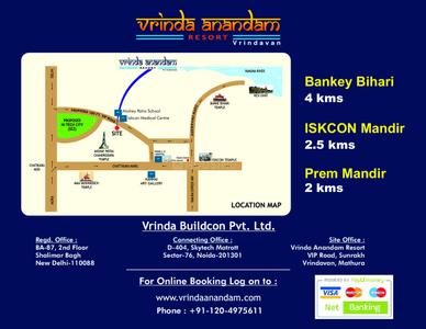 Image of 515 Sq.ft 1 RK Builder Floor for sale in Vrinda Anandam, Bankebihari Colony, Vrindavan for Rs. 4500000