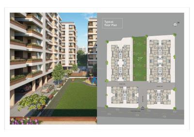 Image of 1100 Sq.ft 3 BHK Apartment / Flat for sale in Vihal Aranya Spring, Sama Savli, Vadodara for Rs. 8900000