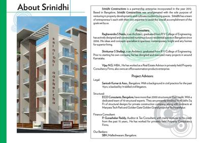 Image of 1420 Sq.ft 3 BHK Apartment / Flat for sale in Srinidhi Aashritha, Amrutahalli, Bengaluru for Rs. 8800000