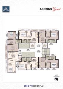Image of 650 Sq.ft 1 BHK Apartment / Flat for sale in Ascons Garnet, Pushpak Nagar, Navi Mumbai for Rs. 3887000