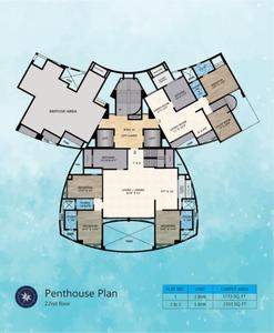 Image of 1345 Sq.ft 2.5 BHK Apartment / Flat for sale in Atul Blue Mountains, Malad East, Mumbai for Rs. 28500000