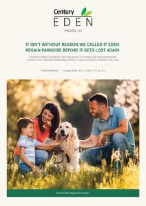 Image of 1200 Sq.ft Residential Plot / Land for sale in Century Eden Phase 3, Bisuvanahalli, Bengaluru for Rs. 12000000