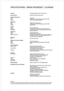 Omaxe Residency Brochure 4