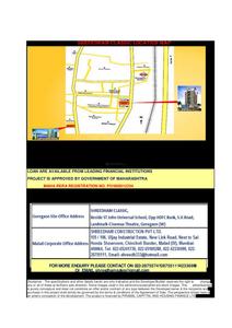 Image of 800 Sq.ft 2 BHK Apartment / Flat for sale in Shreedham Classic, Goregaon West, Mumbai for Rs. 22000000