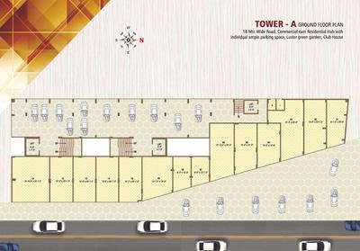 Image of 1050 Sq.ft 1 BHK Apartment / Flat for sale in Siddheshwari Siddheshwari Nandish Avenue, Kalali, Vadodara for Rs. 2200000