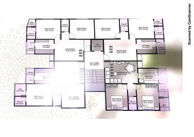 Image of 1300 Sq.ft 2 BHK Apartment / Flat for sale in Radhe Swapna, Sanand, Ahmedabad for Rs. 3700000