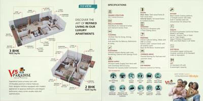 Image of 1310 Sq.ft 3 BHK Apartment / Flat for sale in V5 Paradise, RR Nagar, Bengaluru for Rs. 8900000