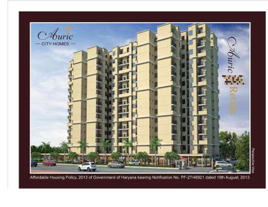 Image of 450 Sq.ft 1 BHK Apartment / Flat for sale in Auric City Homes, Sector 82, Faridabad for Rs. 3400000