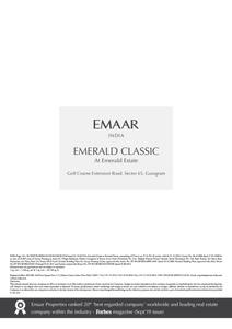 Emaar Emerald Classic Brochure 20